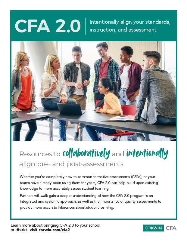Common Formative Assessments 2.0, assessment, Larry Ainsworth, education white paper, Corwin, professional development, educators, teachers